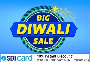 Flipkart Big Diwali Sale (2nd-11th Nov) - 10% Discount on SBI Credit Card