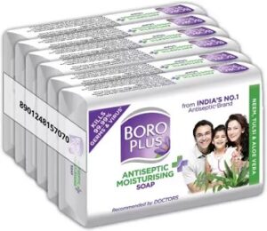 Boroplus Antiseptic Plus Moisturising Soap – Neem Tulsi and Aloe Vera (6 x 125g) for Rs.234 @ Amazon