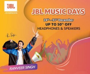JBL Music Days: Headphones & Speakers upto 50% off @ Amazon