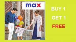 MAX Clothing Buy 1 Get 1 Free