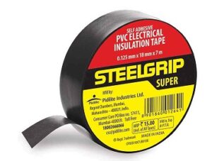 Pidilite Steelgrip Self Adhesive PVC electrical Insulation Tape 6.50 Mtr (Pack of 30)
