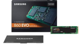 Samsung 860 EVO 500GB SATA M.2 (2280) Internal SSD for Rs.6395 @ Amazon