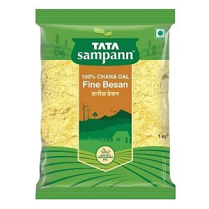 Tata Sampann Fine Besan 100% CHANA DAL 1kg for Rs.95 @ Amazon