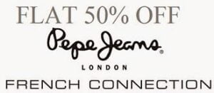 Pepe & French Connection Winterwear, Sweaters, Jackets & Sweatshirts – Min 50% Off