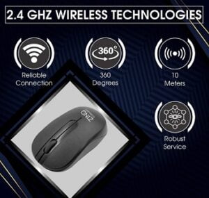 Zinq Technologies 818W Wireless Mouse with 1600DPI for Rs.299 @ Amazon