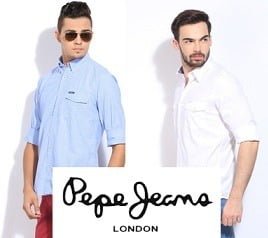 Pepe Casual Shirts – Minimum 60% Off @ Flipkart