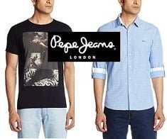 Pepe Jeans Clothing – Flat 50% – 80% Off @ Amazon