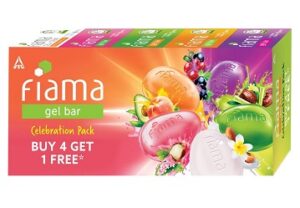 Fiama Gel bar Celebration Pack (125g x 5) for Rs.200 – Amazon