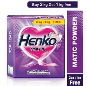 Henko Matic Top Load Detergent – 3 kg for Rs.303 @ Amazon Pantry