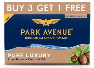 Park Avenue Premium Men Soap Shea Butter+ Coconut Oil (125g x 4)