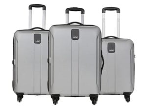 Safari Thorium Sharp Anti-Scratch Combo (Set of 3) 4 Wheel Hard Suitcase