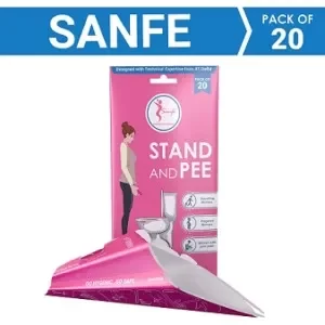 Sanfe - Pack of 20 Disposable Portable Urination Funnel for Female