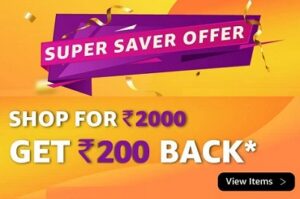 Groceries @ Amazon Pantry: Shop for Rs.2000 & Get Rs.200 Back