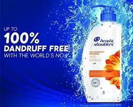 Head & Shoulders Anti Dandruff Shampoo Anti Hairfall 650 ML for Rs.376 @ Amazon