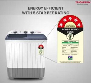 Thomson 6.5 kg 5 Star Rating, Smart Pro Wash Technology Semi Automatic Machine