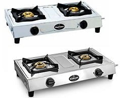 Sunflame Shakti Stainless Steel 2 Burner Gas Stove worth Rs.2095 for Rs.1390 @ Amazon