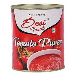 Desi Treat Tomato Puree (Made with Farm Fresh Tomatoes) 825 g