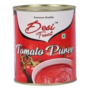 Desi Treat Tomato Puree (Made with Farm Fresh Tomatoes) 825 g for Rs.145 @ Amazon