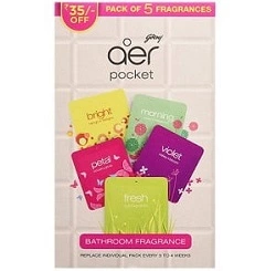 Godrej aer pocket –  Pack of 5 (5x10g) worth Rs.300 for Rs.214 @ Amazon