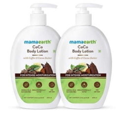 Mamaearth CoCo Body Lotion For Dry Skin - Pack of 2 (400 ml x 2)
