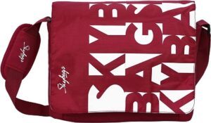 Skybags Polyester 34.5 cms Red Messenger Bag for Rs.649 @ Amazon