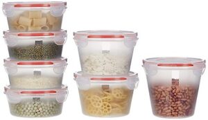 Solimo Plastic Kitchen Storage Container Set of 7-Pieces