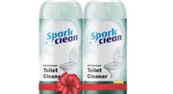 Spark Clean Disinfectant Toilet Cleaner – 1ltr Pack of 2 for Rs.125 @ Amazon