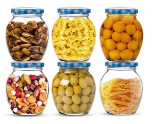 Star Work Air Tight Matka Glass Jars (400 ml x 6) for Rs.299 @ Amazon