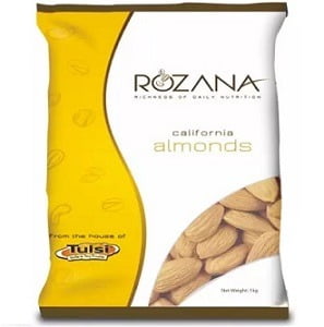 Tulsi California Rozana Almonds (1 kg) for Rs.664 @ Amazon