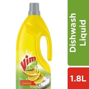 Vim Dishwash Liquid Gel Lemon 1.8 Lt