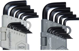 AmazonBasics Hex Key Allen Wrench Set with Ball End – Set of 26 for Rs.779 @ Amazon