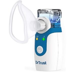 Dr Trust Portable Ultrasonic Mesh Nebulizer Machine Cool Mist Inhaler for Children and Adults