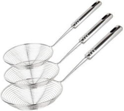 Fun Homes Stainless Steel Deep Fry/Mesh Strainer Set of 3 for Rs.256 @ Amazon
