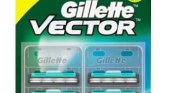 GILLETTE Vector Cartridge (Pack of 4) for Rs.83 @ Flipkart
