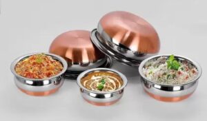Newland handi Induction Bottom Stainless Steel Cookware Set 5 Pcs for Rs.528 @ Flipkart