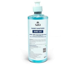 SARA SOUL OF BEAUTY 70% Isopropyl Alcohol HandSanitizing Gel (500 ml)
