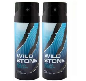Wild Stone AQUA FRESH Deodorant (150 ml x 2)