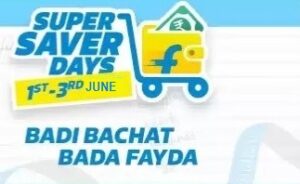 Flipkart Super Saver Days- Flat 40% - 80% Off across the site