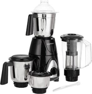 AmazonBasics Premium 750W Mixer Grinder with 3 Stainless Steel Jar + 1 Juicer Jar for Rs.2699 @ Amazon