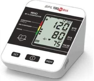 BPL Medical Technologies Automatic Blood Pressure Monitor BPL120/80 B16 for Rs.1122 @ Amazon