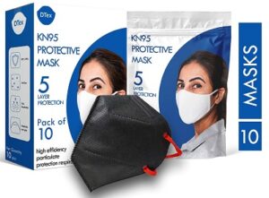 DTex KN95 (10 masks) | FFP2 model DT110 - Tested 5 Layer Protection Mask
