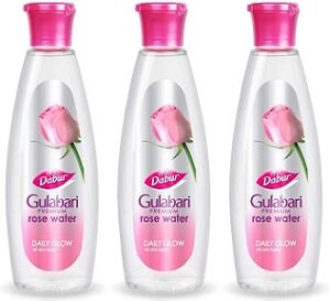 Dabur Gulabari Premium Rose Water with No Paraben (250 ml x 3)