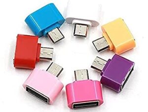 E-Cosmos Stylist Little Adapter Micro USB OTG to USB 2.0 Adapter for Smartphones and Tablets (Set of 3) for Rs.38 @ Amazon