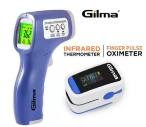Gilma 14558-14567 Infrared Thermometer and Pulse Oxymeter
