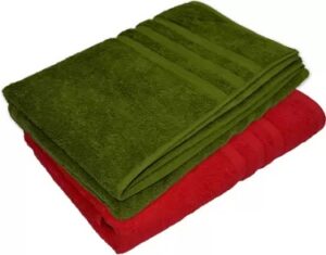 NANDAN JOY Cotton 460 GSM Bath Towel Set (Pack of 2)