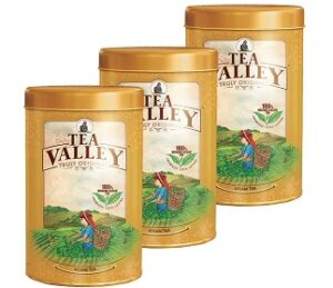 Tea Valley Truly Original, 100% Assam CTC Tea with Aromatic Long Leaf - Pack of 3 (250gm Each) 