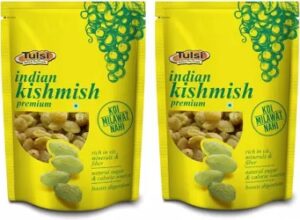 Tulsi Indian Kishmish Premium Raisins (1 kg) for Rs.369 @ Amazon