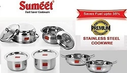 Sumeet High Quality Stainless Steel Cookware up to 47% off