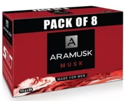 Best Deal: Aramusk Musk Soap (8 x 125 g) worth Rs.400 for Rs.260 @ Amazon