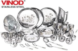 Kraft Stainless Steel Dinner Set - 41 Pieces
